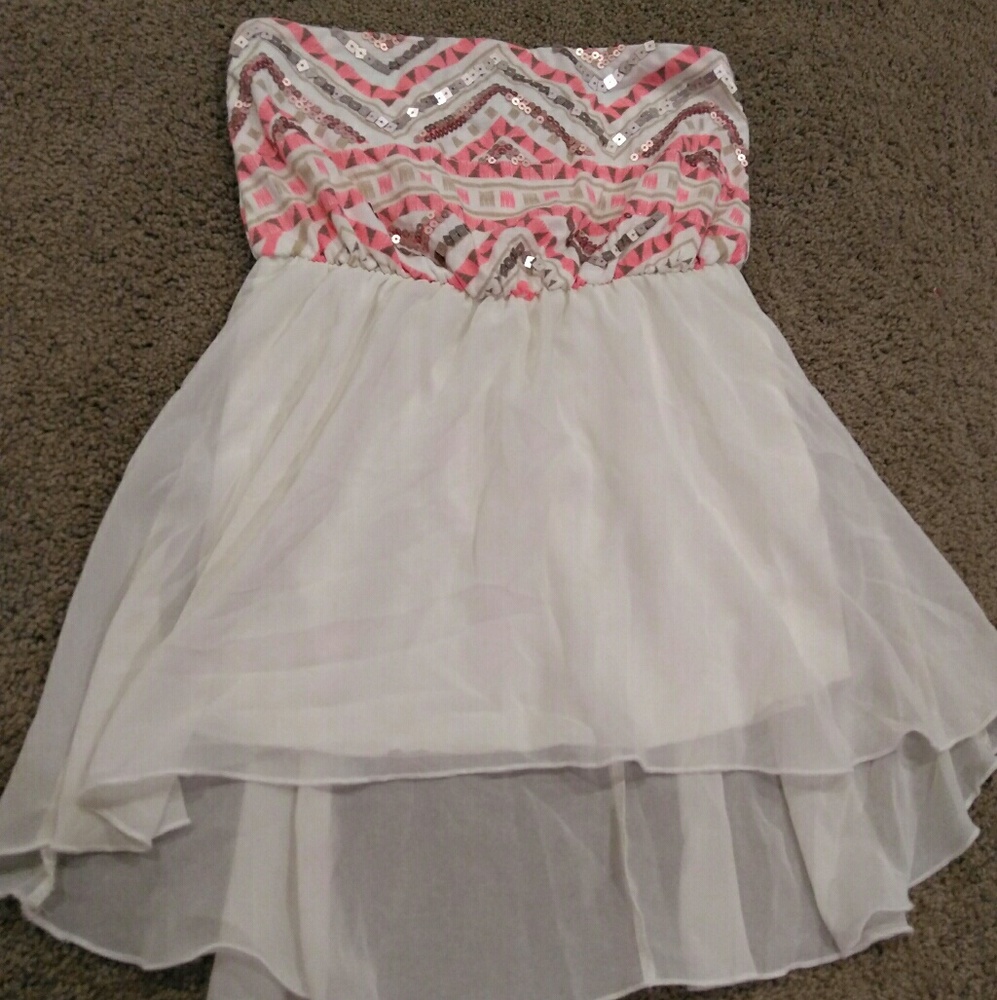 Strapless Sequin Top